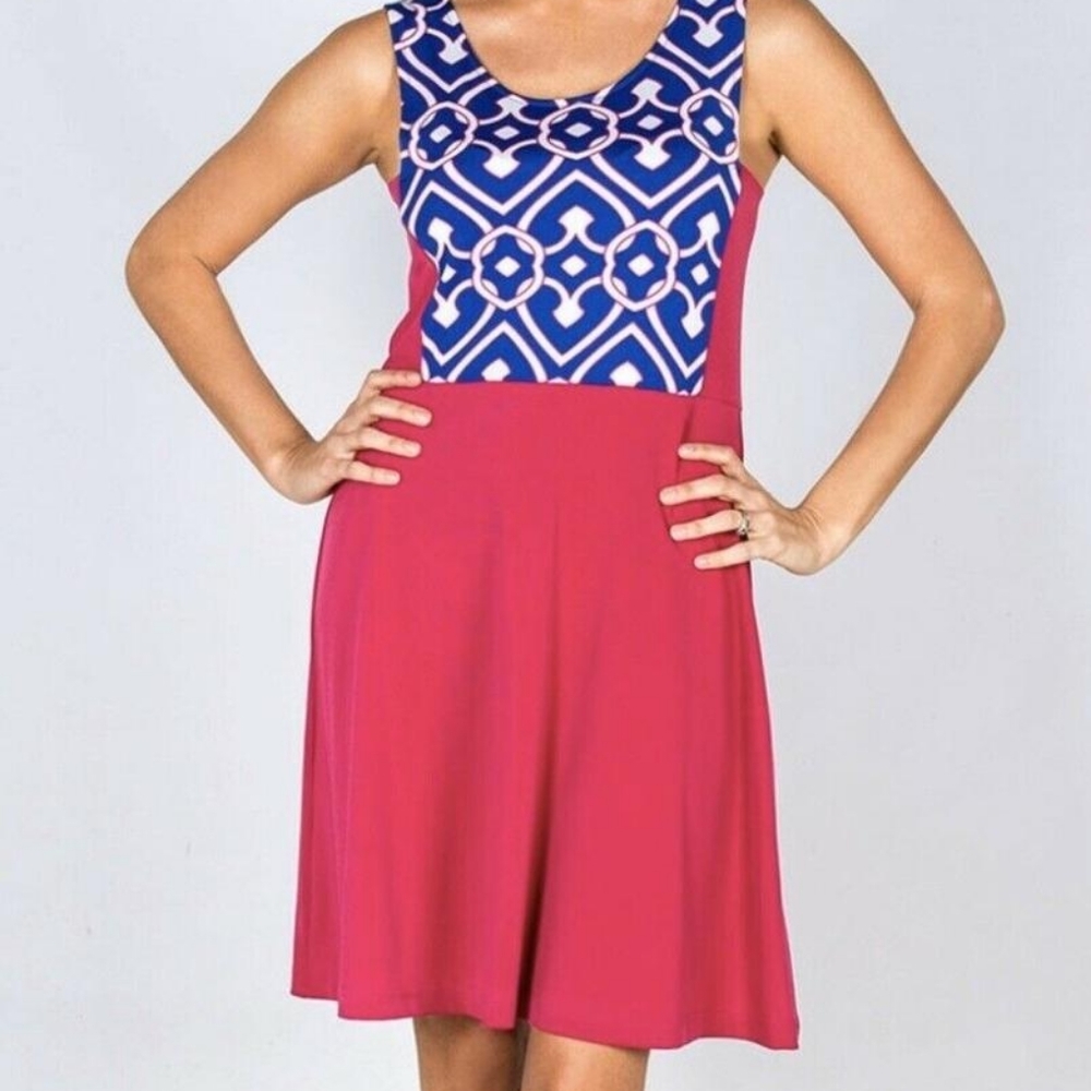 Tracy Negoshian Elsa Dress Size L NWT - Picture 1 of 8
